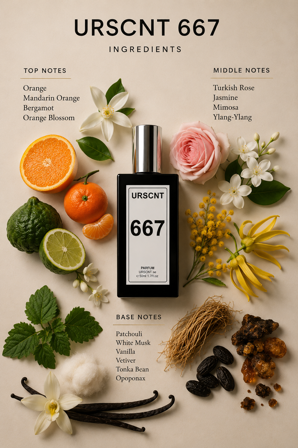 Inspirerad av Mademoiselle-  No 667 Extrait De Parfum URSCNT