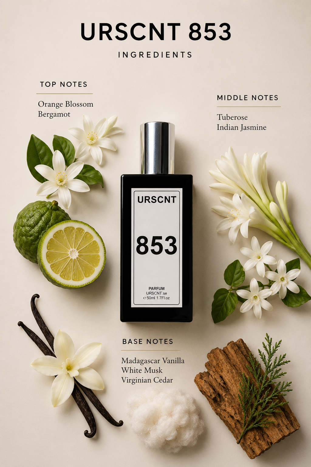  Inspirerad av My Way- No 853  Extrait De Parfum URSCNT