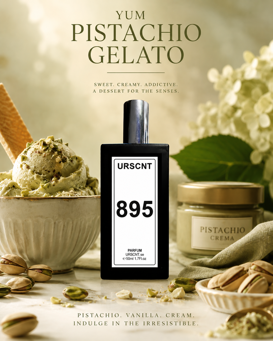  Inspirerad av Yum Pistachio Gelato 33-  No 895 Extrait De Parfum URSCNT