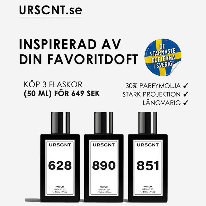 Tre 50 ml flaskor